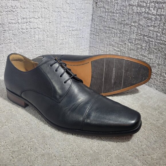 Florsheim Postino Men's Size 13D US Black Leather Oxford Dress Shoes 15149-001